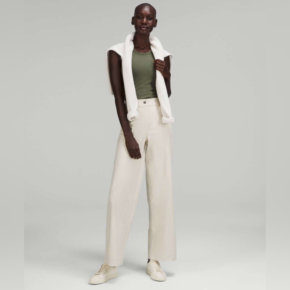 Lululemon City Sleek 5 Pocket High-Rise Wide Leg Pant - size 25